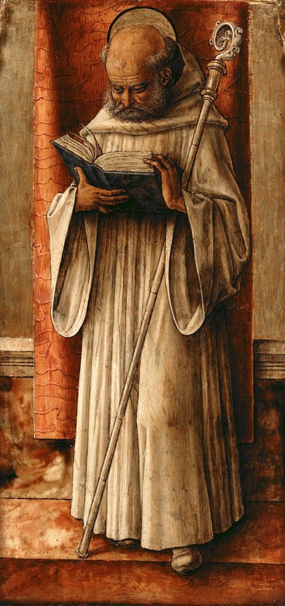 Der Heilige Benedikt von Carlo Crivelli