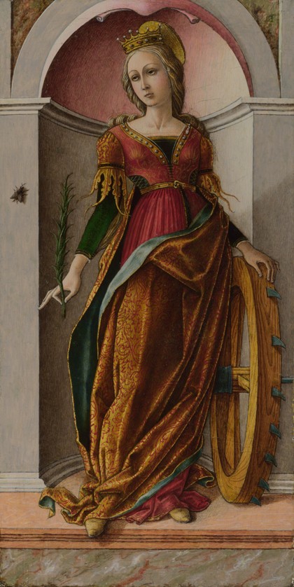 Heilige Katharina von Alexandrien von Carlo Crivelli