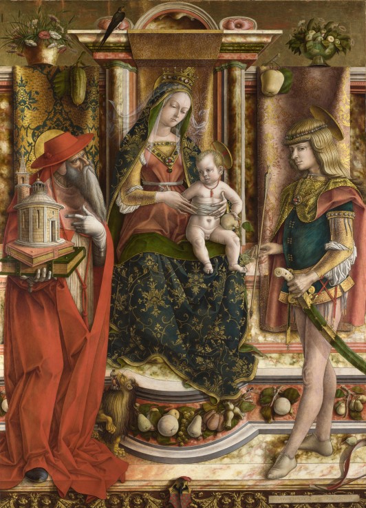 La Madonna della Rondine (Madonna mit der Schwalbe) von Carlo Crivelli