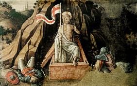 The Resurrection, right hand predella panel from the San Silvestro polyptych 1468