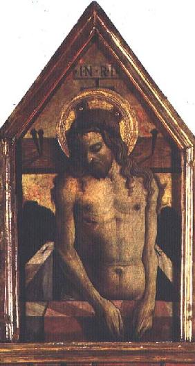 The Resurrected Christ, detail from the San Silvestro polyptych 1468