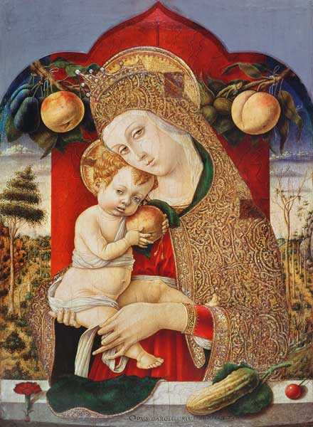 Madonna mit dem Kinde von Carlo Crivelli