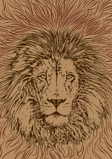 Löwenporträt – König der Tiere