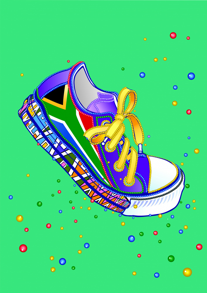 Sneaker südafrikanischer Township-Tanz von Carlo Kaminski