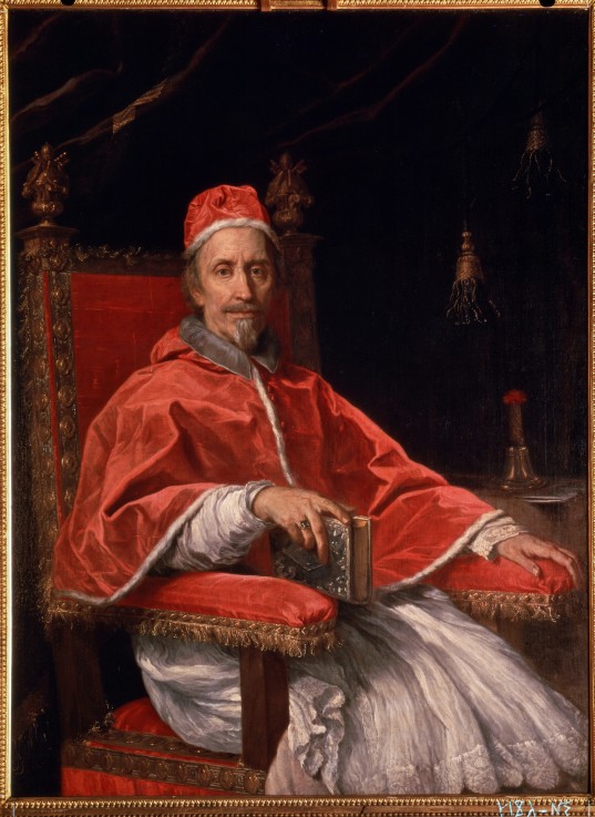 Porträt des Papstes Clemens IX. (1600-1669) von Carlo Maratta