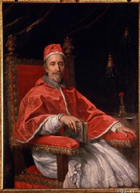 Porträt des Papstes Clemens IX. (1600-1669) 1669
