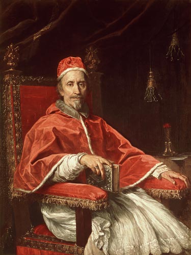 Portrait of Pope Clement IX (1600-69) von Carlo Maratta
