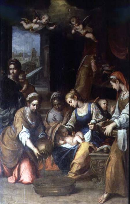 The Birth of the Virgin von Carlo Ridolfi