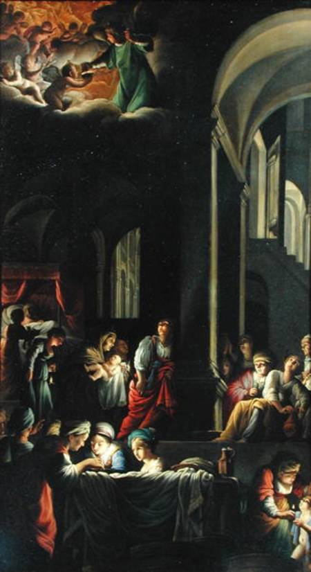 The Birth of the Virgin von Carlo Saraceni