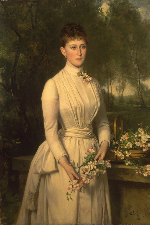 Porträt der Großfürstin Jelisawjeta Fjodorowna (1864–1918), Prinzessin Elisabeth von Hessen-Darmstad von Carl Rudolph Sohn