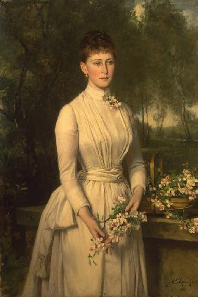 Porträt der Großfürstin Jelisawjeta Fjodorowna (1864–1918), Prinzessin Elisabeth von Hessen-Darmstad 1885