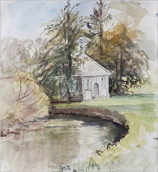 Izaak Waltons Fishing Temple, Dovedale von Caroline  Hervey-Bathurst