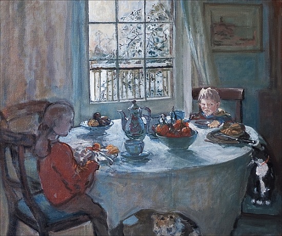 The Breakfast Table von Caroline  Hervey-Bathurst