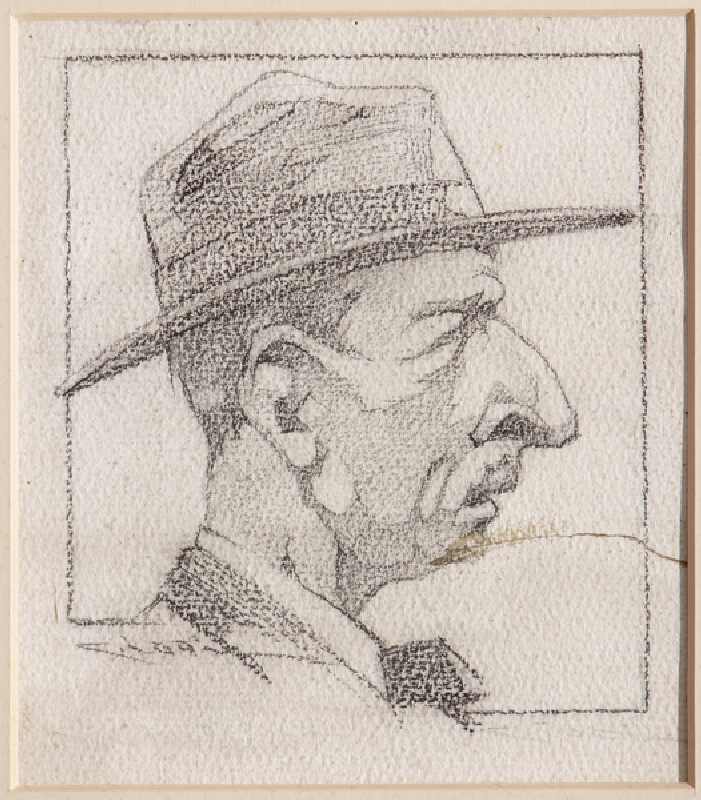 Ein Mann mit Hut von Casimiro Jodi