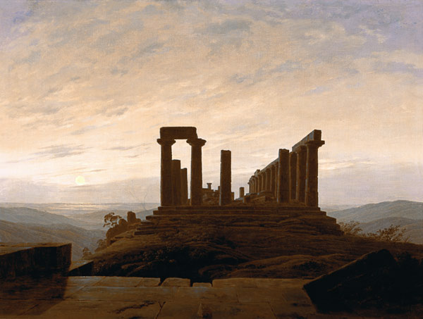 Der Junotempel in Agrigent. von Caspar David Friedrich