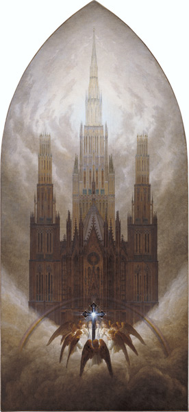 Die Kathedrale von Caspar David Friedrich