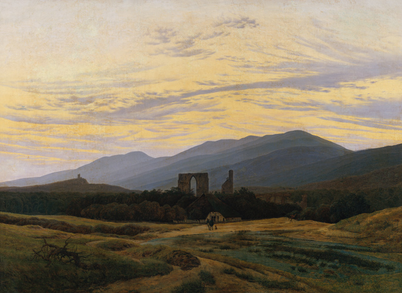 Ruine Eldena im Riesengebirge von Caspar David Friedrich