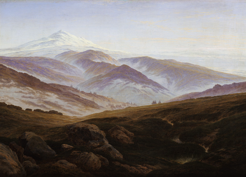 Erinnerungen an das Riesengebirge von Caspar David Friedrich