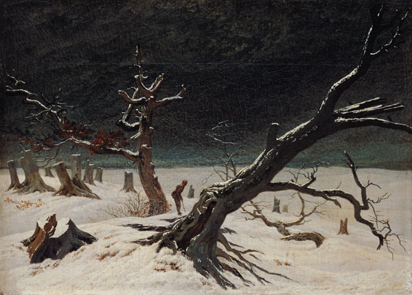 Winterlandschaft von Caspar David Friedrich