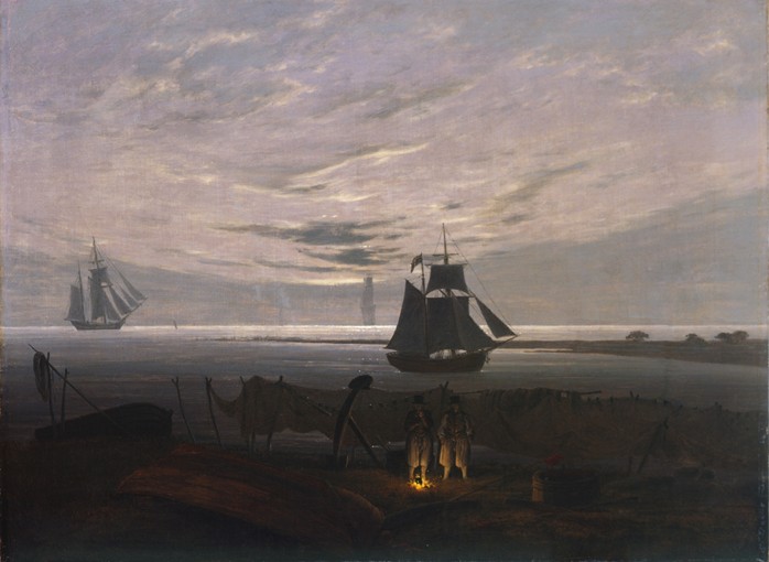 Abend am Ostseestrand von Caspar David Friedrich