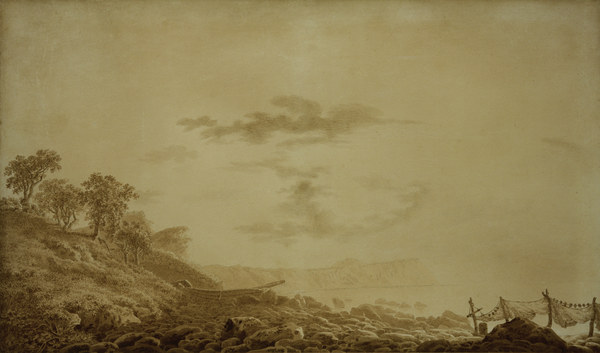 Arkona bei Mondlicht von Caspar David Friedrich