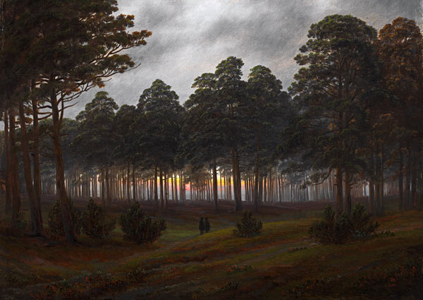 Der Abend von Caspar David Friedrich