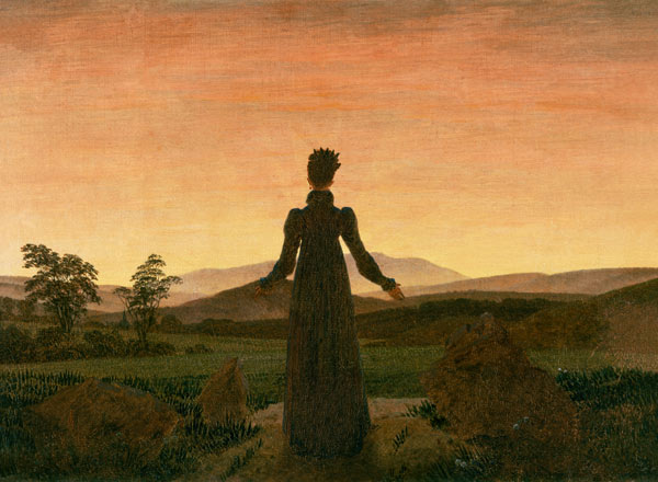 Frau in der Morgensonne von Caspar David Friedrich