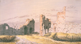 Ruinen des Klosters Eldena. von Caspar David Friedrich