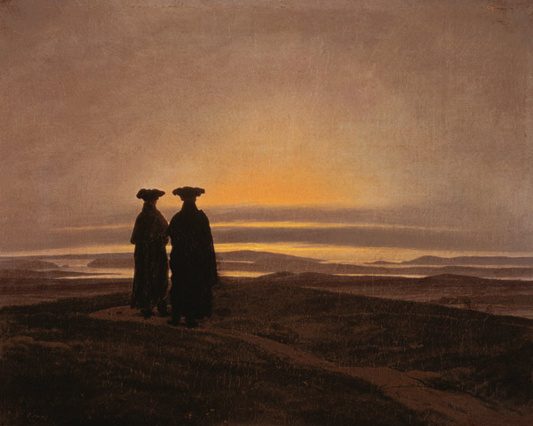 Sunset (Brothers) von Caspar David Friedrich