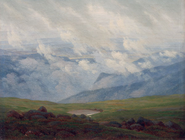 Ziehende Wolken von Caspar David Friedrich
