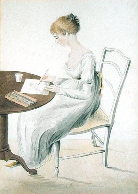 Fanny Austen-Knight (1793-1882) von Cassandra Austen