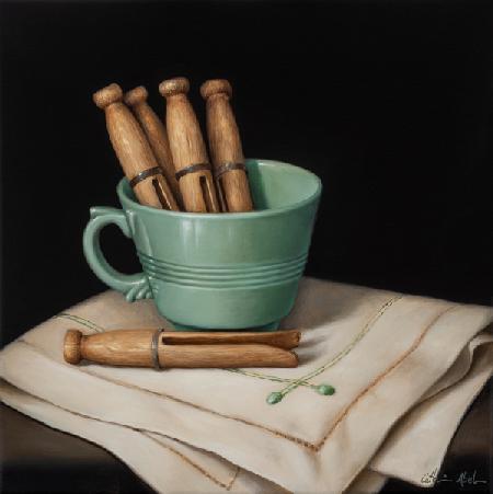 Still Life with Wooden Pegs 2020