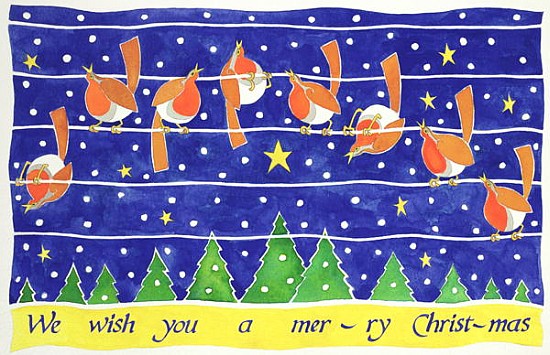 We Wish You A Merry Christmas  von Cathy  Baxter