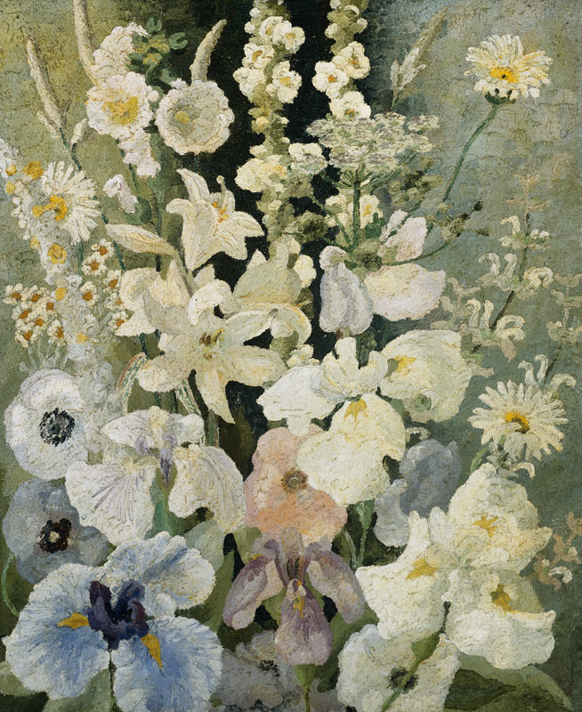 White Flowers von Cedric Morris