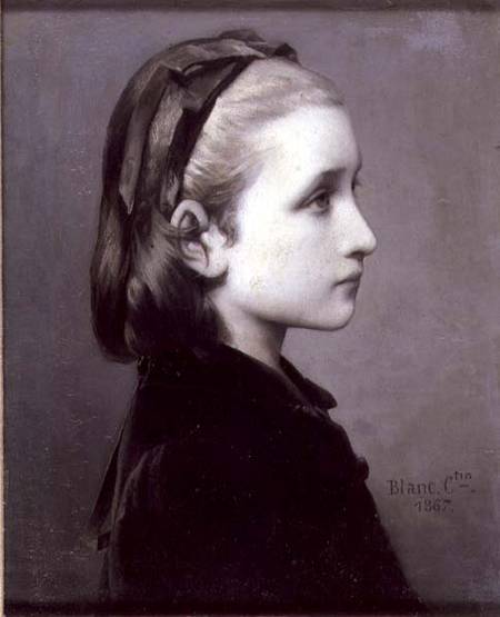 Head of a Girl von Celestin Blanc
