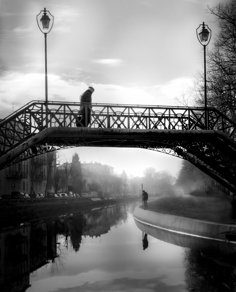 Die alte Brücke von Cesare Carabba