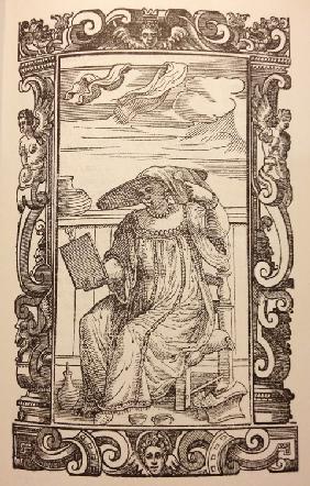 Die venezianische Dame. Aus: De gli habiti antichi et moderni 1590