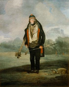 Caddie Willie at Bruntsfield, Edinburgh 1824