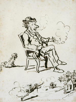Caricature (ink on paper) von Cham