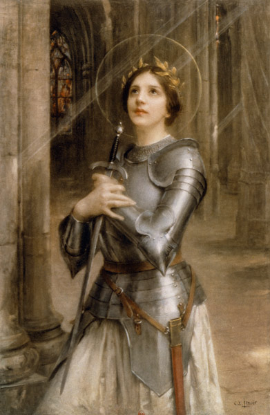 Jeanne dArc (Jungfrau von Orleans) von Charles Amable Lenoir