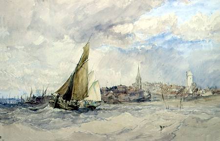 Harwich, from the Sea von Charles Bentley