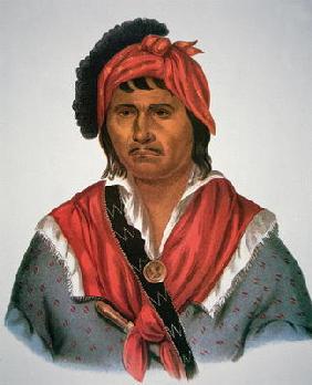 Neamathla Chief, 1826 (colour litho) 18th