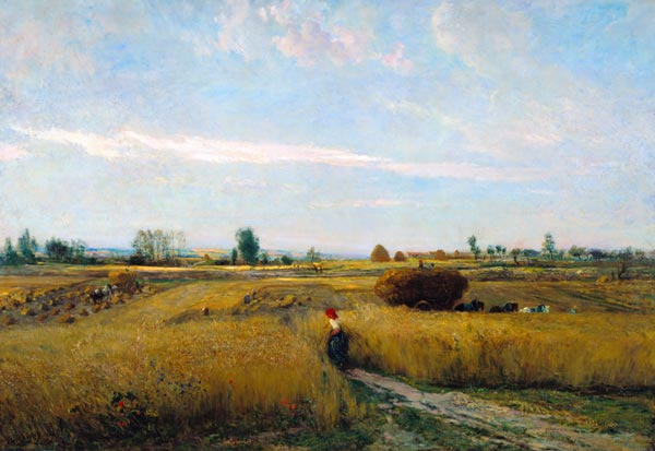 The Harvest von Charles-François Daubigny