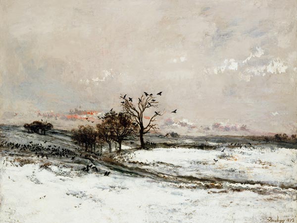 The Snow von Charles-François Daubigny