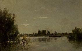 An den Ufern der Oise um 1850