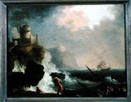 The Storm von Charles Francois Lacroix de Marseille