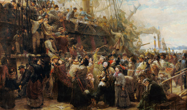 The Emigrant Ship von Charles J. Staniland
