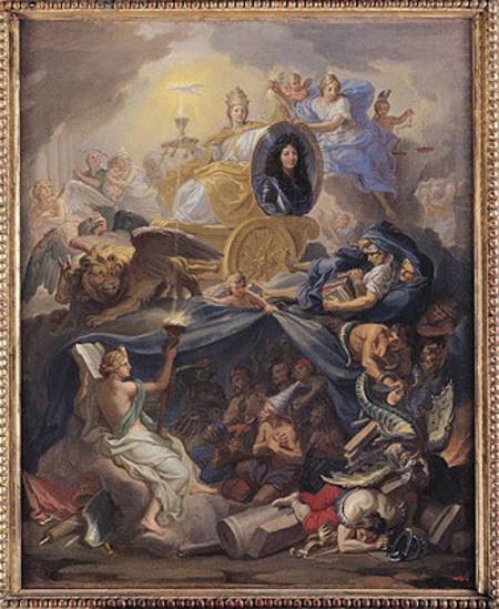 Triumph of Religion von Charles Le Brun