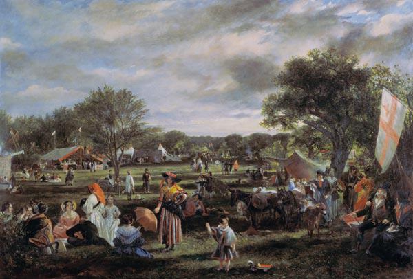 Fairlop Fair (oil on canvas) 14th