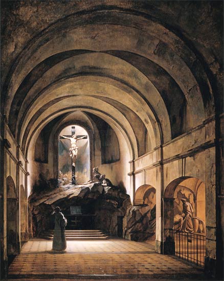 Die Kapelle des Calvaires von Saint-Roch von Charles Marie Bouton